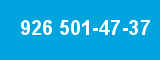 926 501-47-37 926 501-47-37